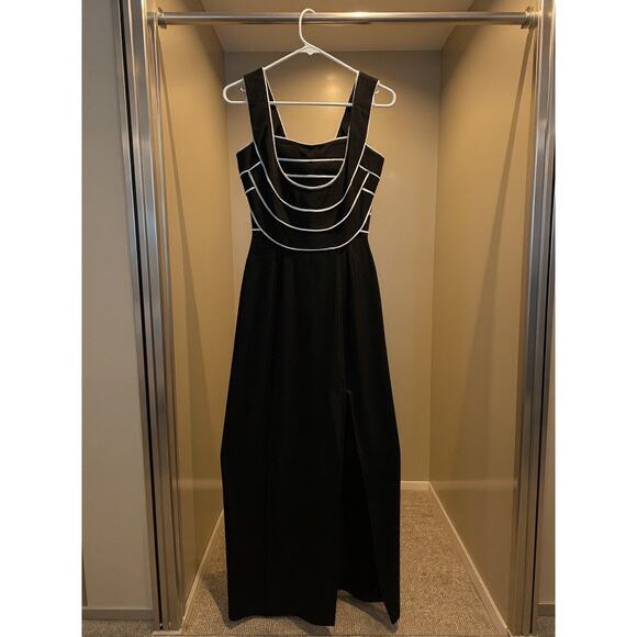 Bari-Jay Dresses & Skirts - Vintage Bari Jay Black Formal Dress Long Evening Gown XS